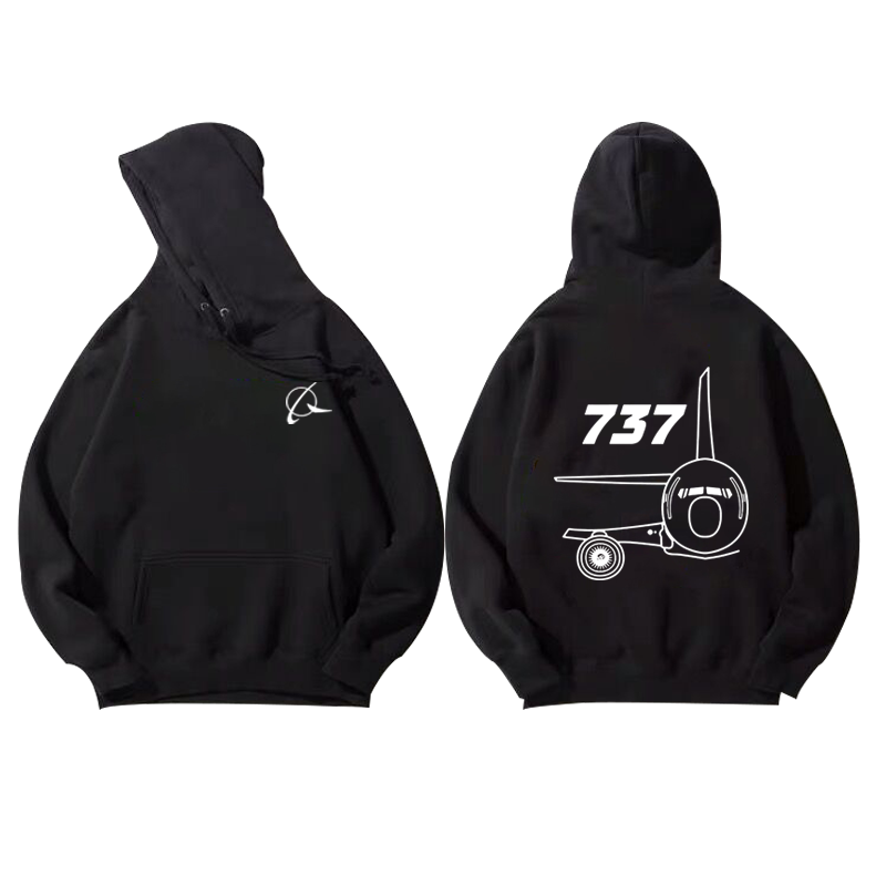 波音737公司bojing航空连帽卫衣 喜鹿堡卫衣