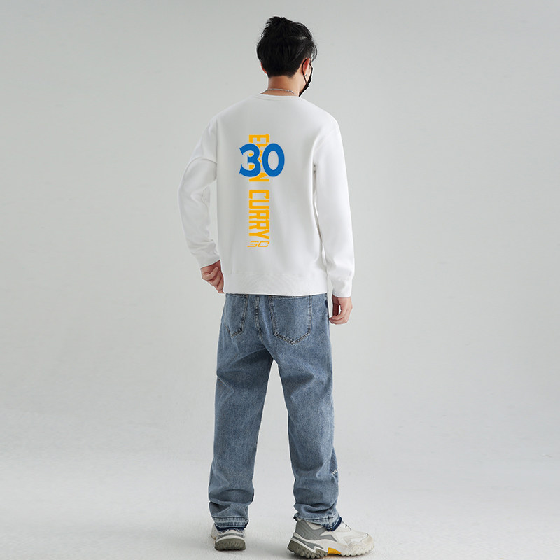 库里上衣服男勇士队30号篮球卫衣 喜鹿堡卫衣