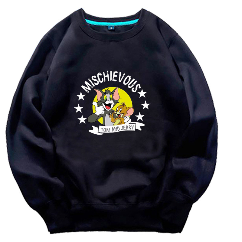 春秋季新款情侣猫和老鼠定制卫衣 喜鹿堡卫衣