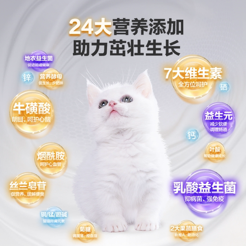 【囤货装】卫仕近半袋20%冻干主食猫粮幼成年猫咪10斤高鲜肉 - 图1