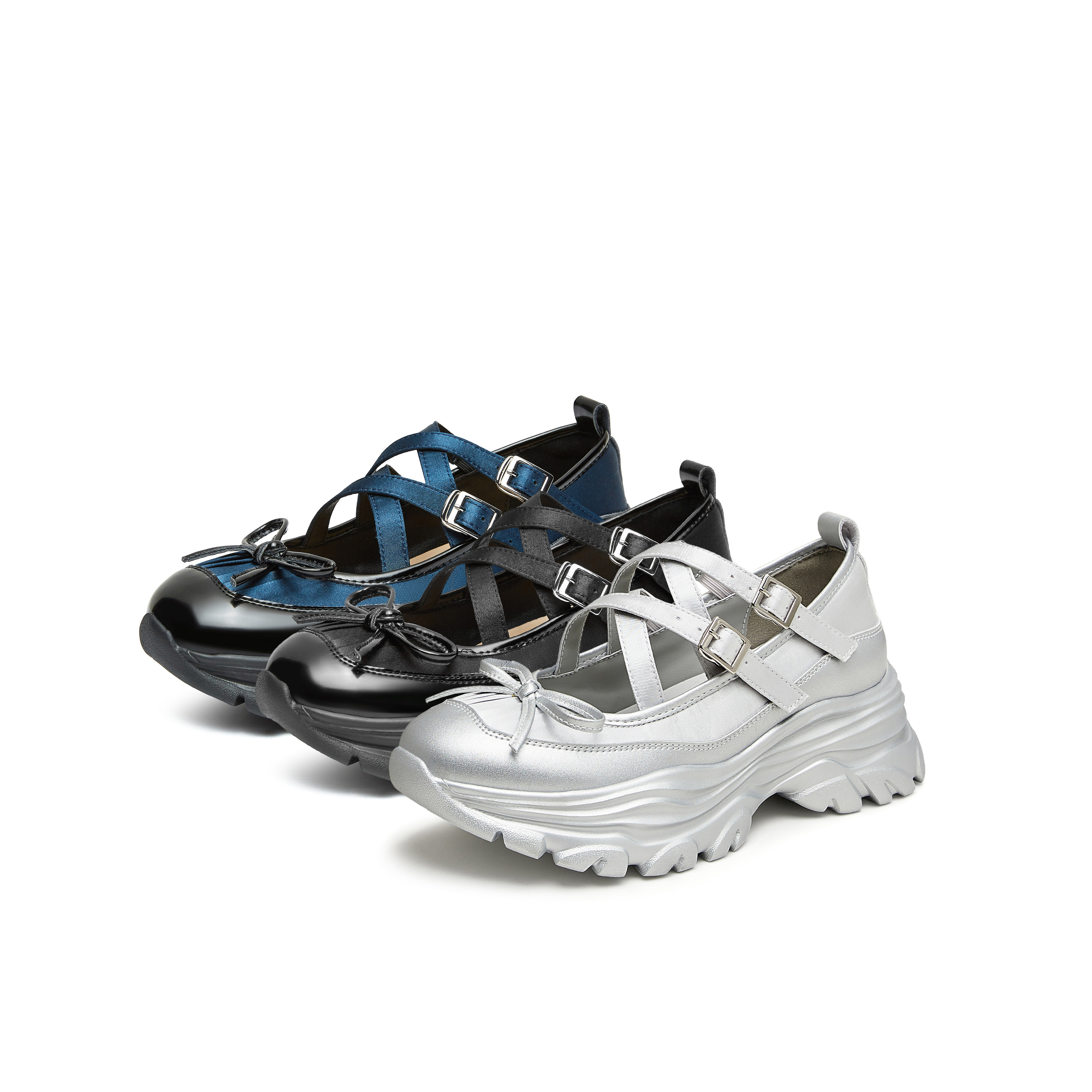 天美意春秋款厚底运动芭蕾风时尚百搭女玛丽珍鞋KM023AA4,淘宝优惠券,粉丝福利购,淘宝优惠卷