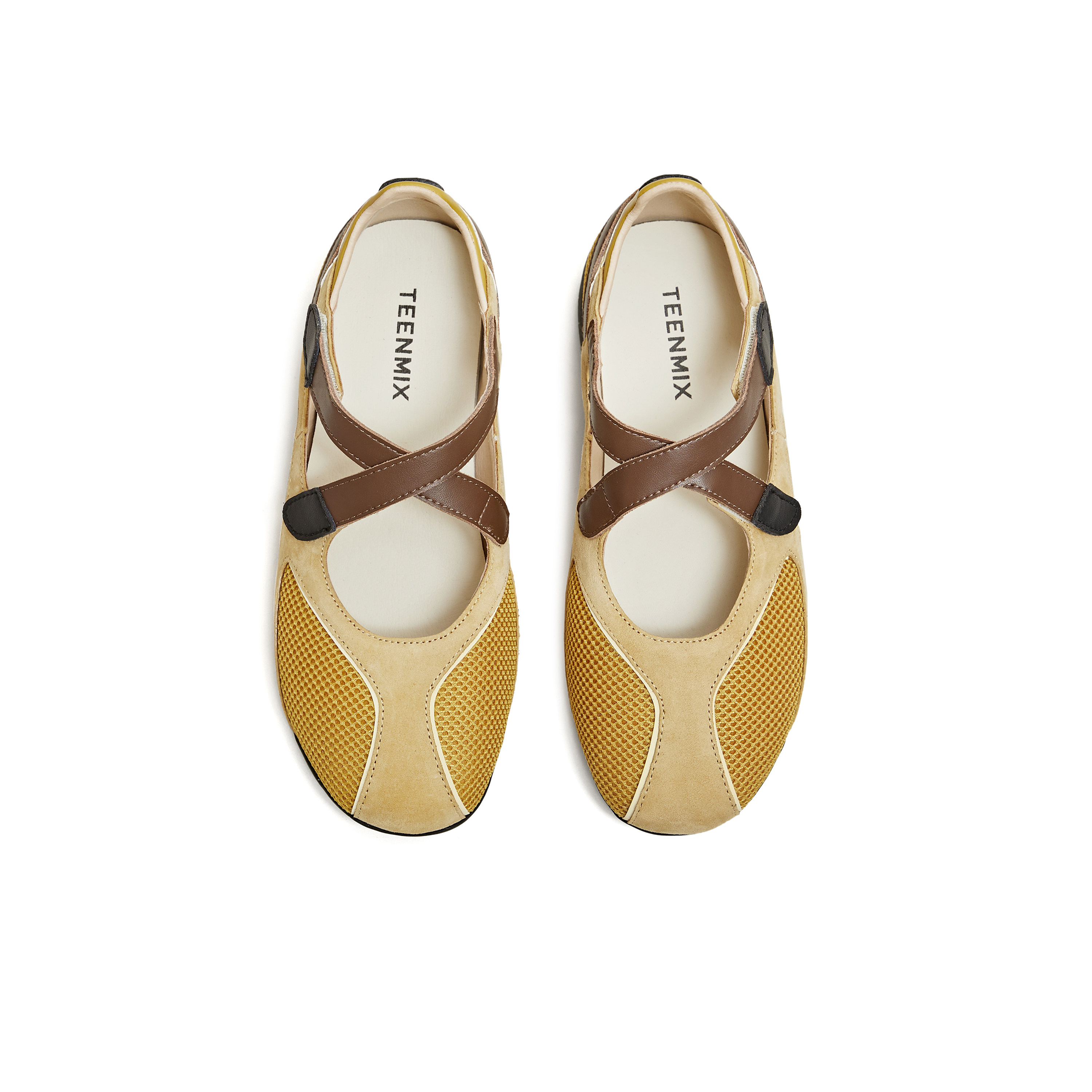 天美意2026春新款平底拼色浅口单鞋百搭女时尚芭蕾鞋KM100AQ6,淘宝优惠券,粉丝福利购,淘宝优惠卷