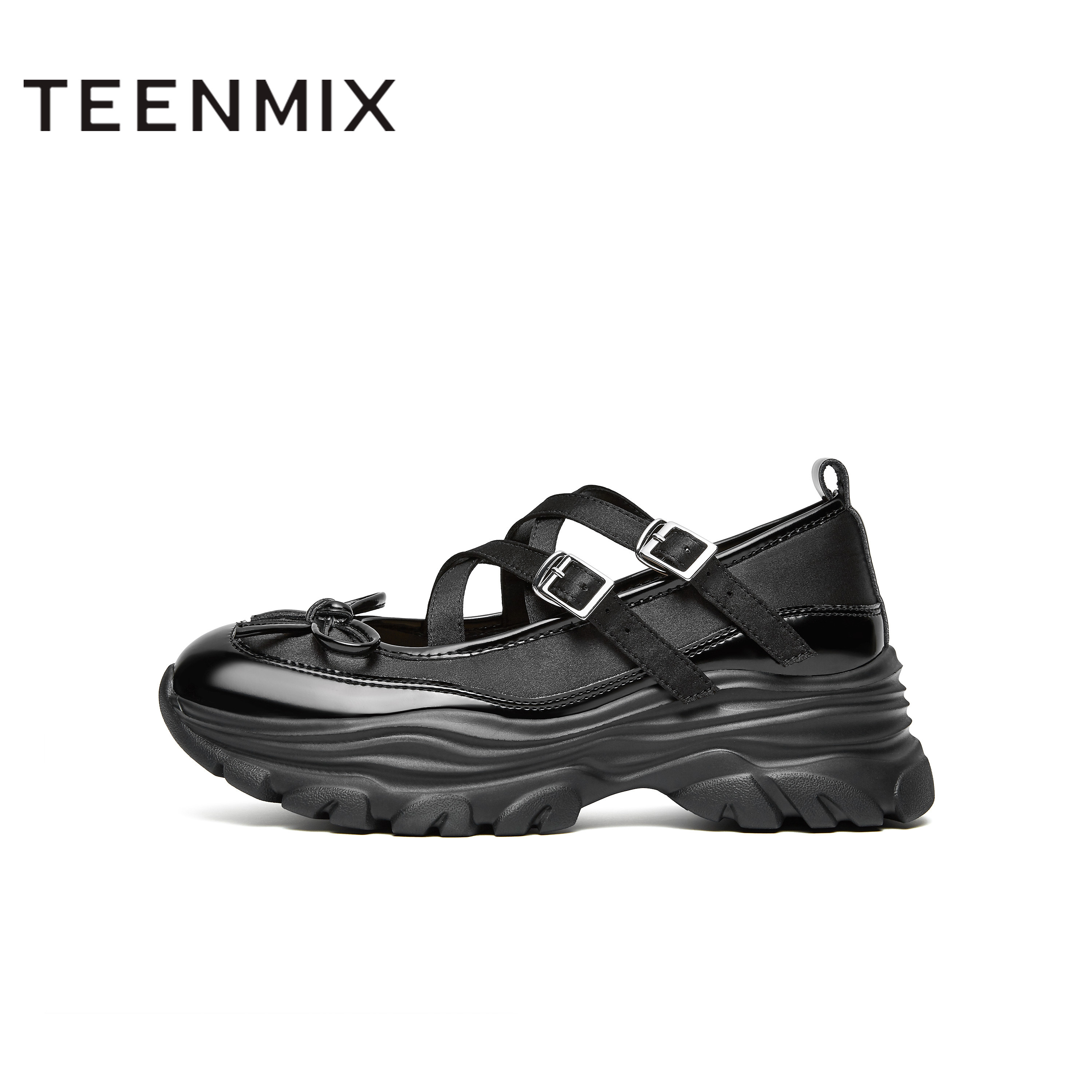 天美意春秋款厚底运动芭蕾风时尚百搭女玛丽珍鞋KM023AA4,淘宝优惠券,粉丝福利购,淘宝优惠卷