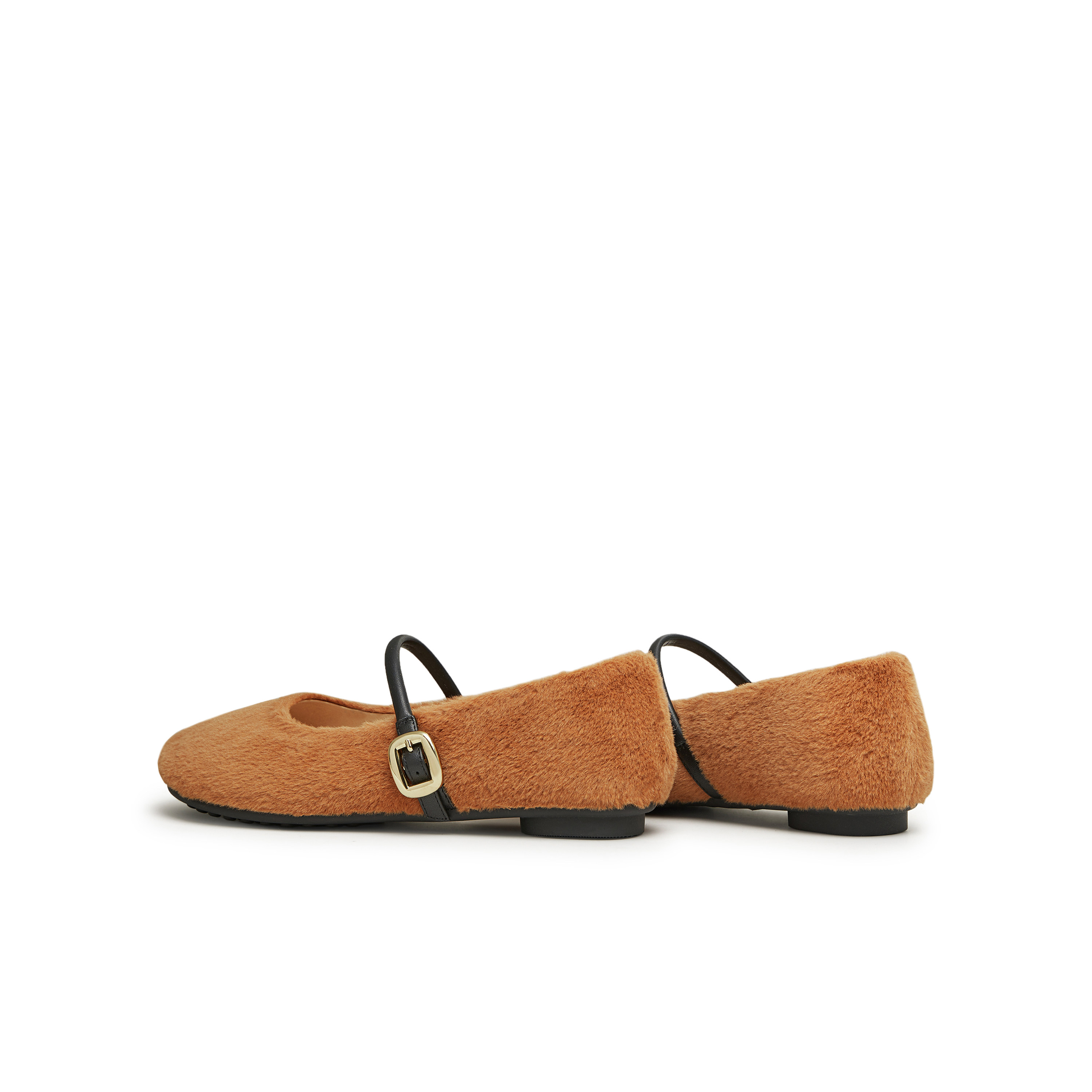 天美意春新款复古毛绒毛毛鞋法式百搭女玛丽珍鞋KM009AQ4,淘宝优惠券,粉丝福利购,淘宝优惠卷