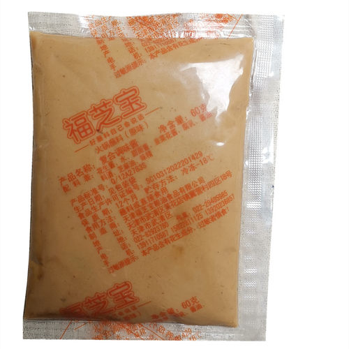 门店专用正品福芝宝生产火锅麻酱蘸料味增底料花生酱10袋包邮原味 - 图3