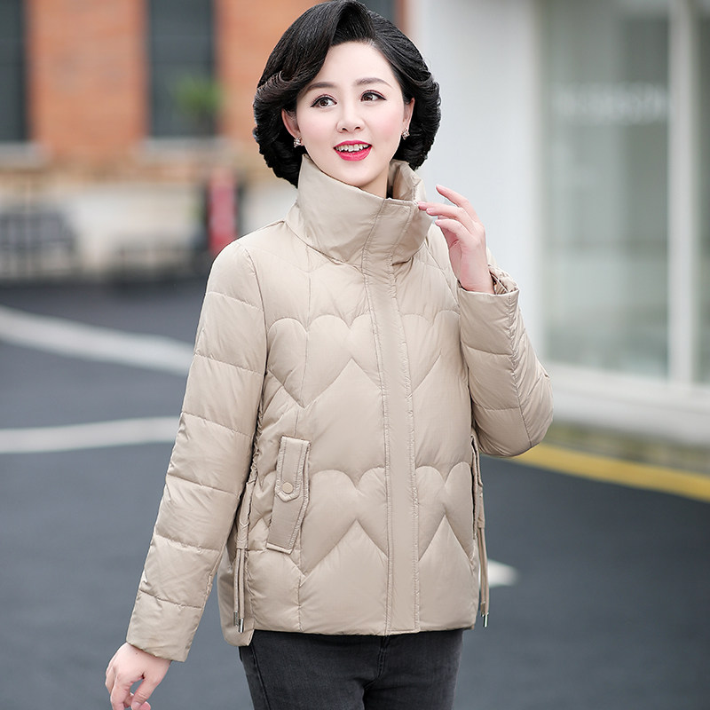 中老年短款羽绒服女冬装大码洋气棉衣中年保暖妈妈冬季外套50岁,淘宝优惠券,粉丝福利购,淘宝优惠卷