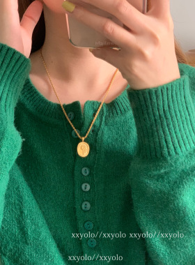 xxyolo钛钢女秋冬项链