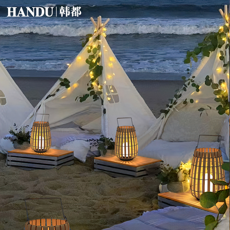 露营灯户外桌灯帐篷灯氛围野营灯太阳能手提灯超强续航充电营地灯 - 图3