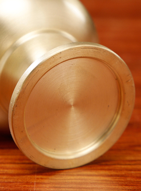 纯铜拉丝酒杯素面光身供水杯摆件