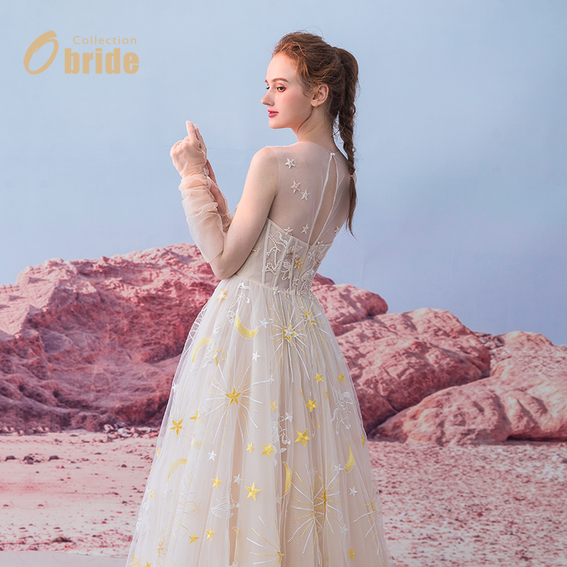 [星月夜]新娘2021春夏新款演出婚纱 obride婚纱