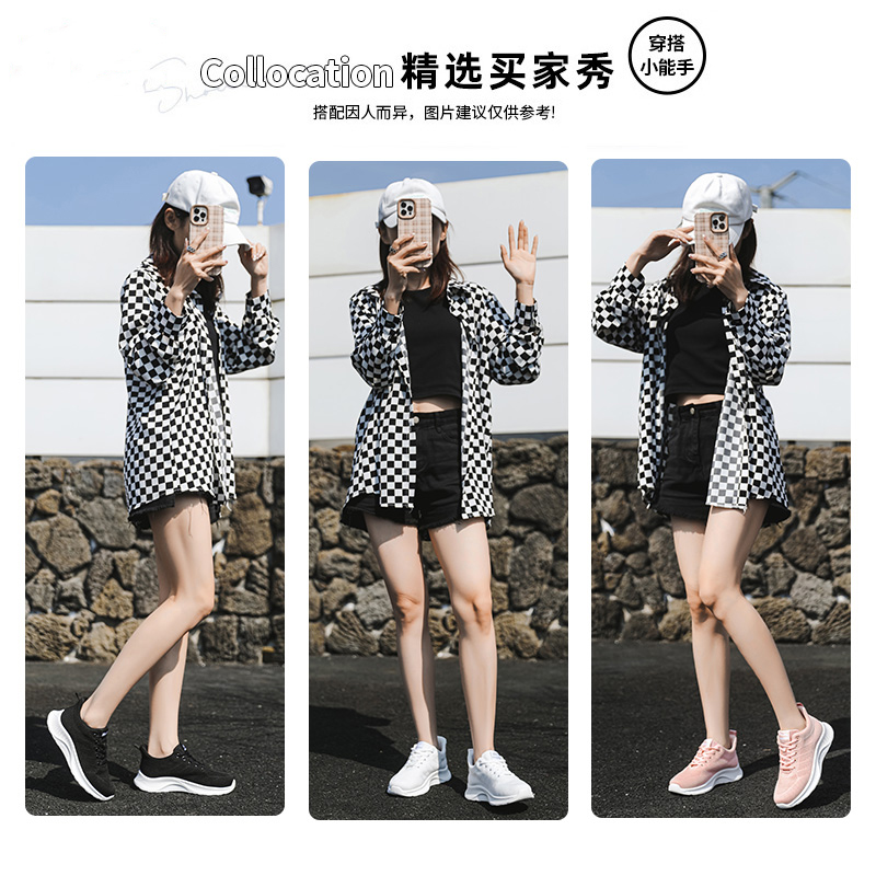 回力女鞋运动鞋女2024新款春夏小白鞋女网面透气妈妈鞋减震跑步鞋