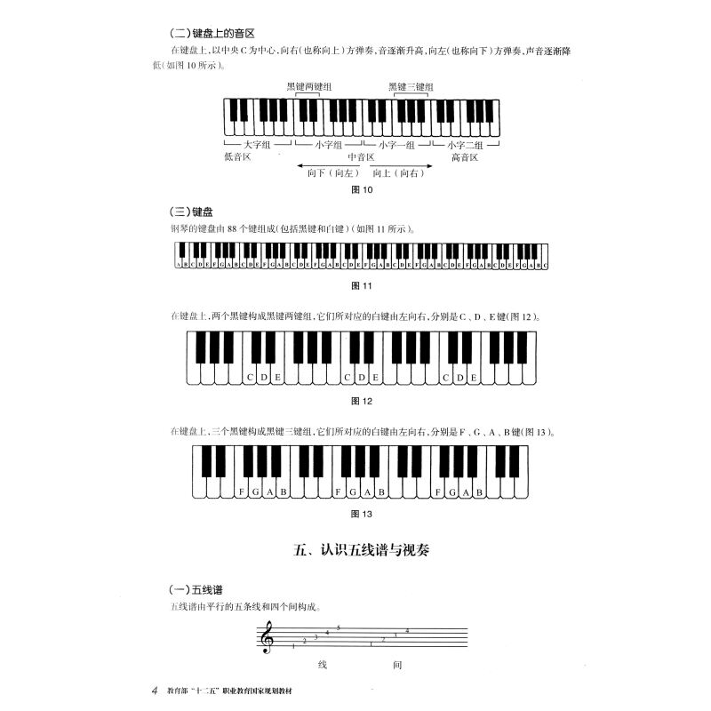 钢琴基础(一) 1册 第四版 李和平 复旦大学出版社 全国学前教育专业新课程标准十三五规划教材9787309143188 - 图2