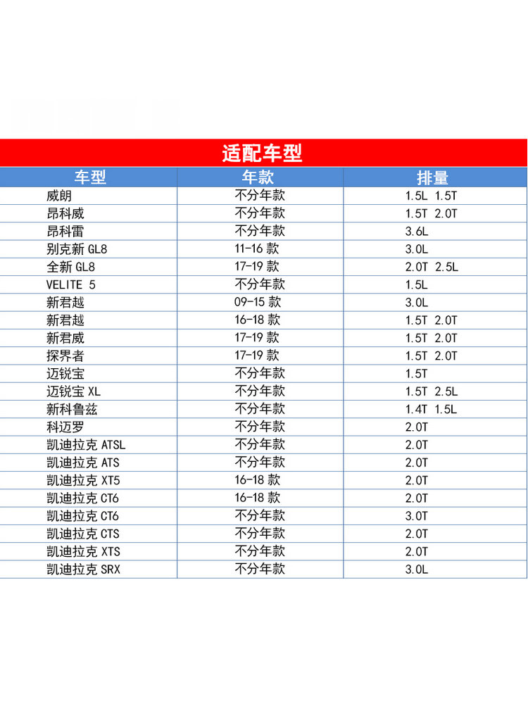 适配威朗科鲁兹昂科威君威君越GL8迈锐宝XL机滤 机油滤芯器OC1377