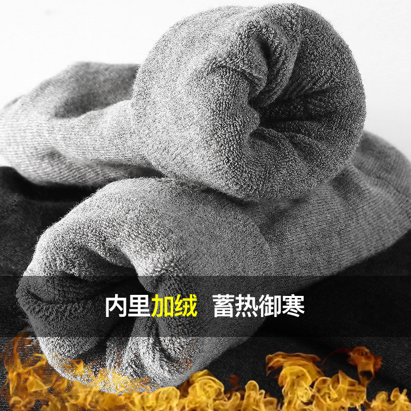 恒源祥男士中筒毛巾纯棉防臭潮长袜 恒源祥浪色短袜/打底袜/丝袜/美腿袜