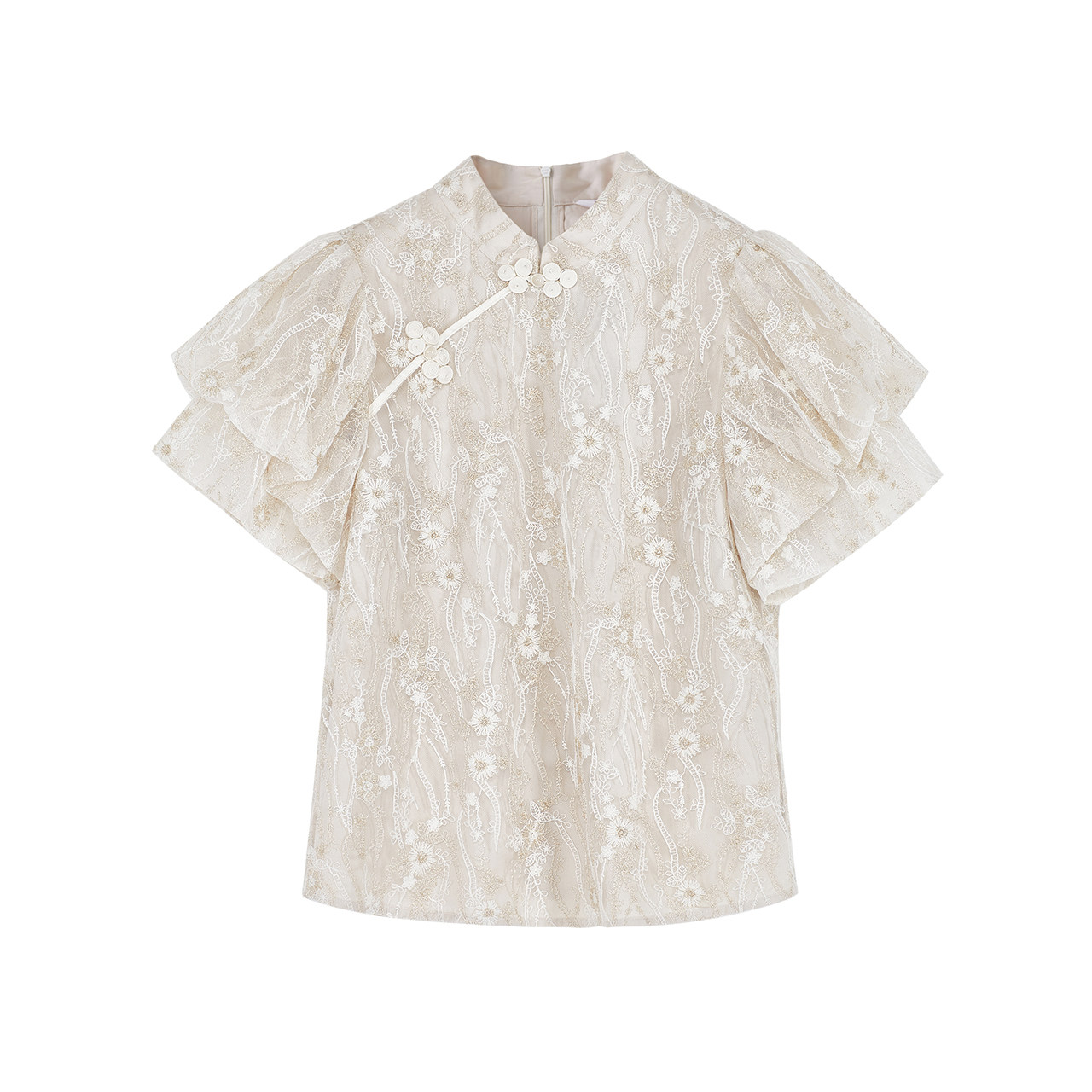 朗姿莱茵2022新款新中式夏季衬衫 LIMEFLARE衬衫