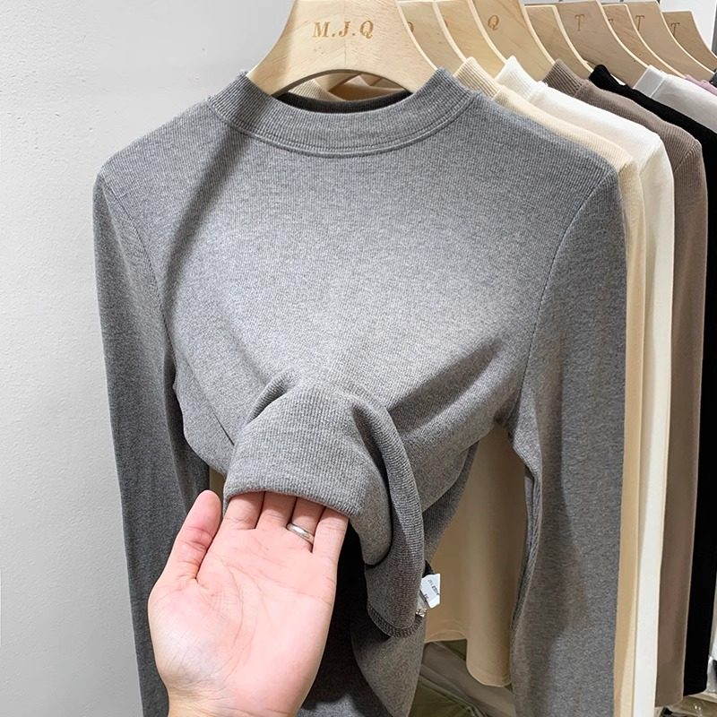 女童半高领打底衫秋冬2025新款儿童内搭薄绒磨毛长袖T恤大童上衣,淘宝优惠券,粉丝福利购,淘宝优惠卷