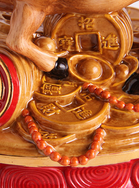 牛气冲天欧式风陶瓷桌面新年礼物