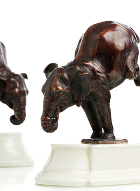 蒂高美居欧式风陶瓷镶铜奢华书档