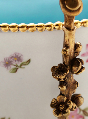 蒂高美居新古典风陶瓷铜装饰花瓶