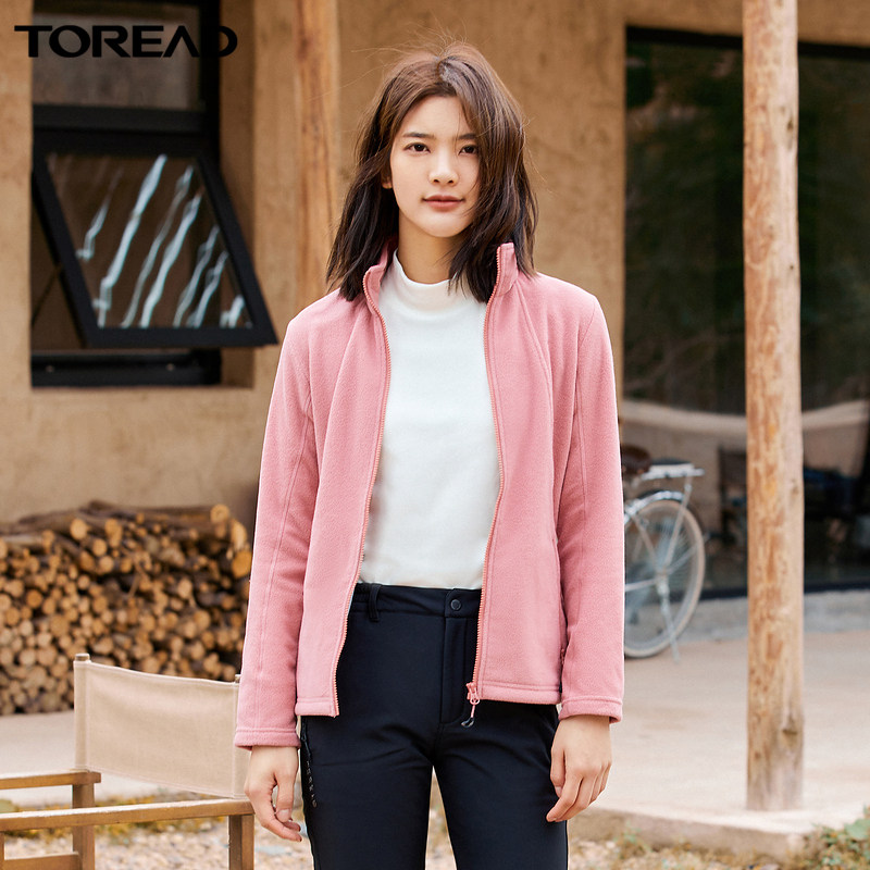 Toread 探路者 情侣款户外保暖抓绒外套 天猫优惠券折后¥129包邮(¥199-70)男、女多色可选