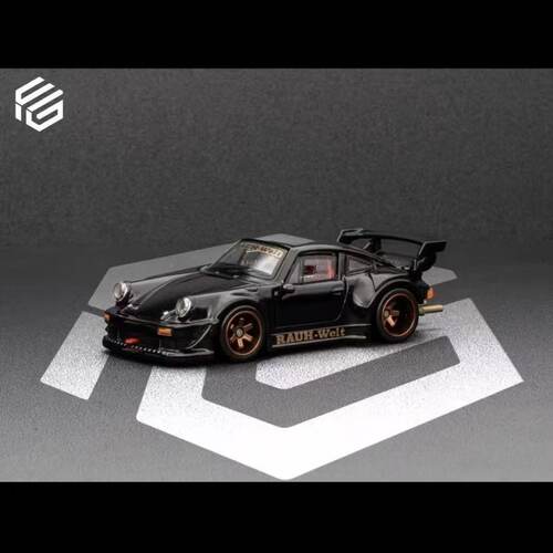 新品FG 1：64 合金汽车模型经典保时捷RWB930 合金四开门跑车模型 - 图1