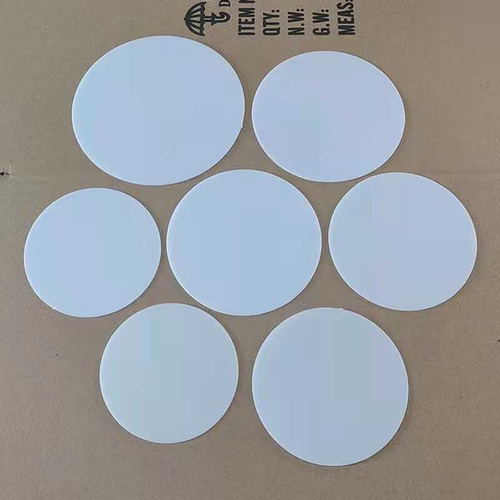 亚克力吸顶灯灯罩圆形磨砂乳白吊顶光板扩散透光板筒灯射灯防刺眼 - 图0