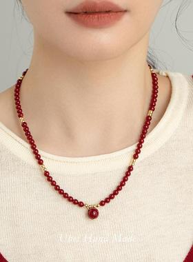 小众设计轻奢复古法式气质锁骨链