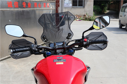 适用摩托车CB500F前挡风玻璃改装前风挡PC挡风板改装配件 - 图1