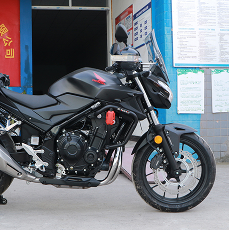 适用于本田CB400F前挡风板风挡CB500F改装挡风玻璃手把挡风罩护手-图2