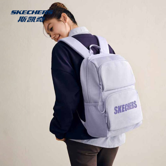 Skechers lightweight large-capacity backpack for men and women