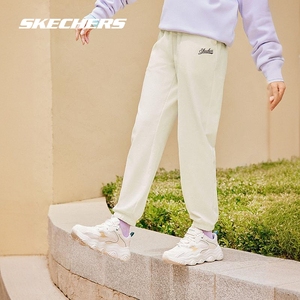 Skechers斯凯奇宽松男女情侣休闲卫裤