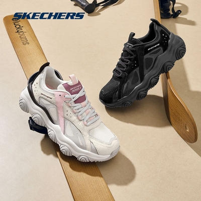 Skechers斯凯奇啵啵熊女鞋2023秋季老爹鞋时尚运动鞋男款休闲鞋子