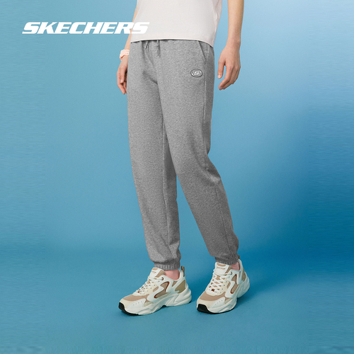 Skechers斯凯奇运动裤子男女同款休闲运动裤户外健身跑步百搭卫裤