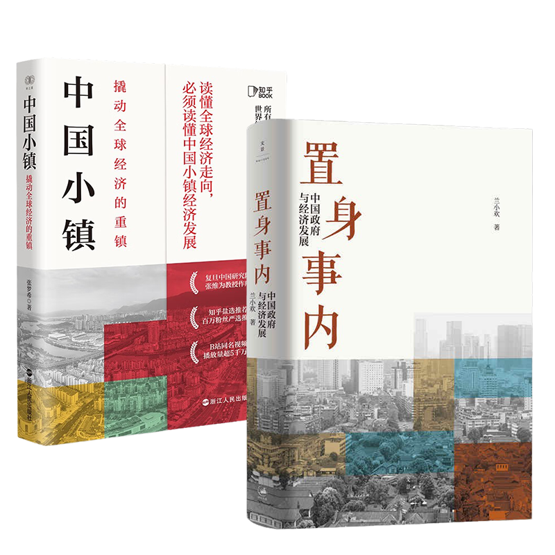 【全2册】中国小镇 撬动全球经济的重镇+置身事内 中国政府与经济发展 兰小欢 张梦希 著 解读中国经济的发展 对世界的影响 正版 - 图3