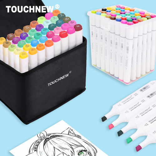 马克笔油性双头套装TOUCHNEW6代学生动漫手绘美术用品笔 - 图3