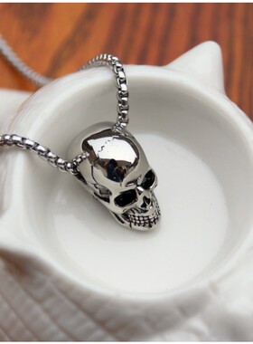 饰品欧美时尚钛钢男万圣节男士