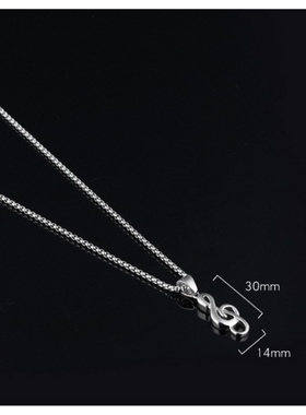 吊坠男士日韩配饰项链钛钢男合金