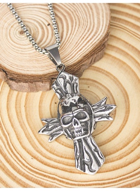 项链摇滚吊坠挂坠男士