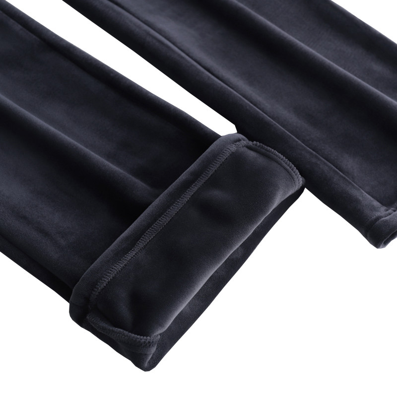 金丝绒高腰垂感秋冬宽松2020阔腿裤 希莉娜休闲裤