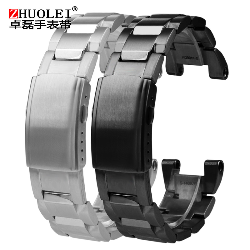 适配卡西欧钢铁之心手表GST-B100/410/W100/300/S110/210钢表链男 - 图3