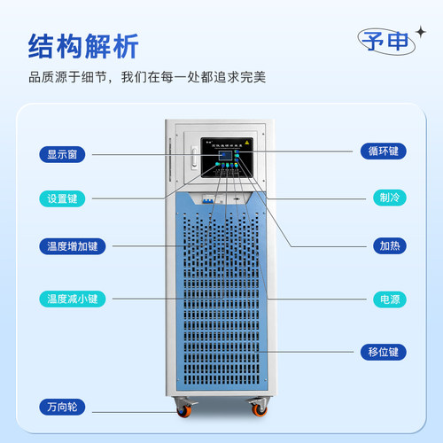 予申GDSZ-10L/100L高低温循环一体机/耐高温数显控温密闭循环机 - 图1