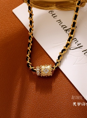 中古风复古小蛮腰项链