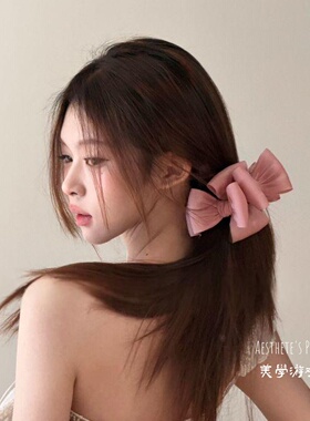 韩系双面蝴蝶结高级感香蕉夹