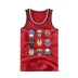 UTEE Avengers vest Phong cách Trung Quốc mặt sắt người đàn ông đội trưởng Mỹ màu đen panther cotton cổ tròn quần áo - Áo vest cotton Áo vest cotton