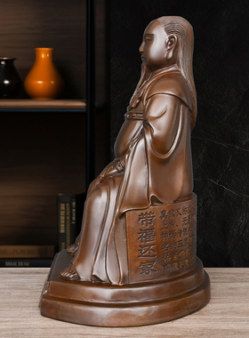 黄铜玄武祖师爷铜像玄天上帝摆件工艺品家居装饰品室内寺庙供奉精