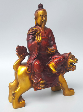 太乙真人铜像空心救苦天尊中式