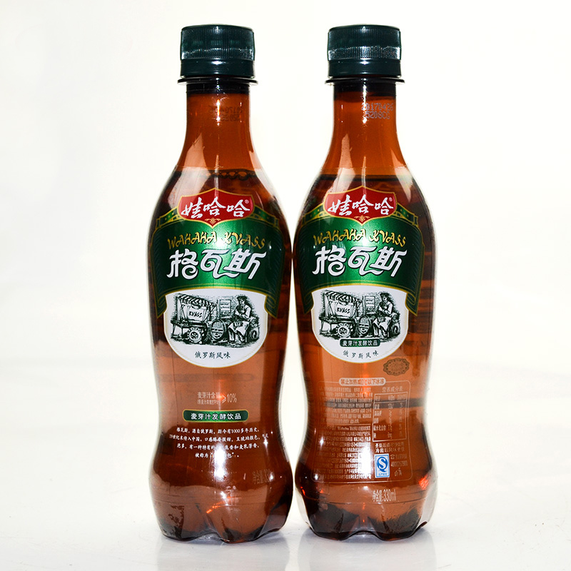 娃哈哈格瓦斯330ml单瓶 俄罗斯风味饮料批发哇