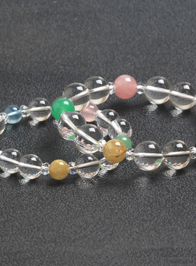 情侣天然水晶日韩羽生结弦手链