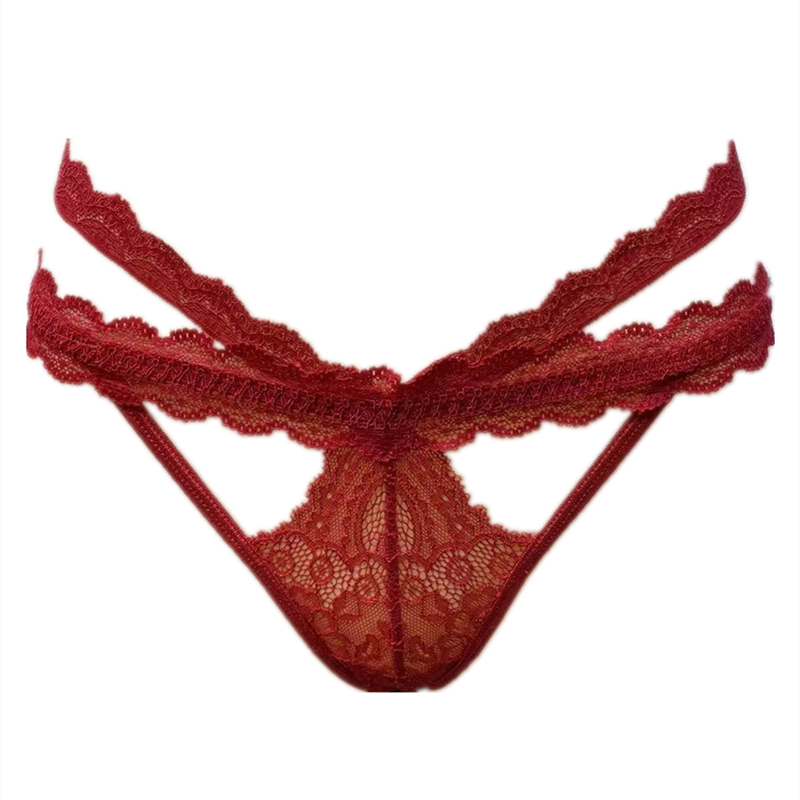 包邮透明性感丁字裤女款蕾丝镂空诱惑红色黑色T裤内裤大码透视,淘宝优惠券,粉丝福利购,淘宝优惠卷