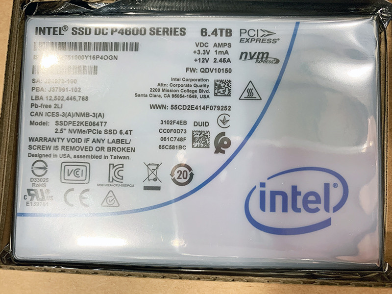 :Intel/英特尔P46002TSSD3.2T/6.4T/U.2//P4610寿命长IOPS高 - 图2